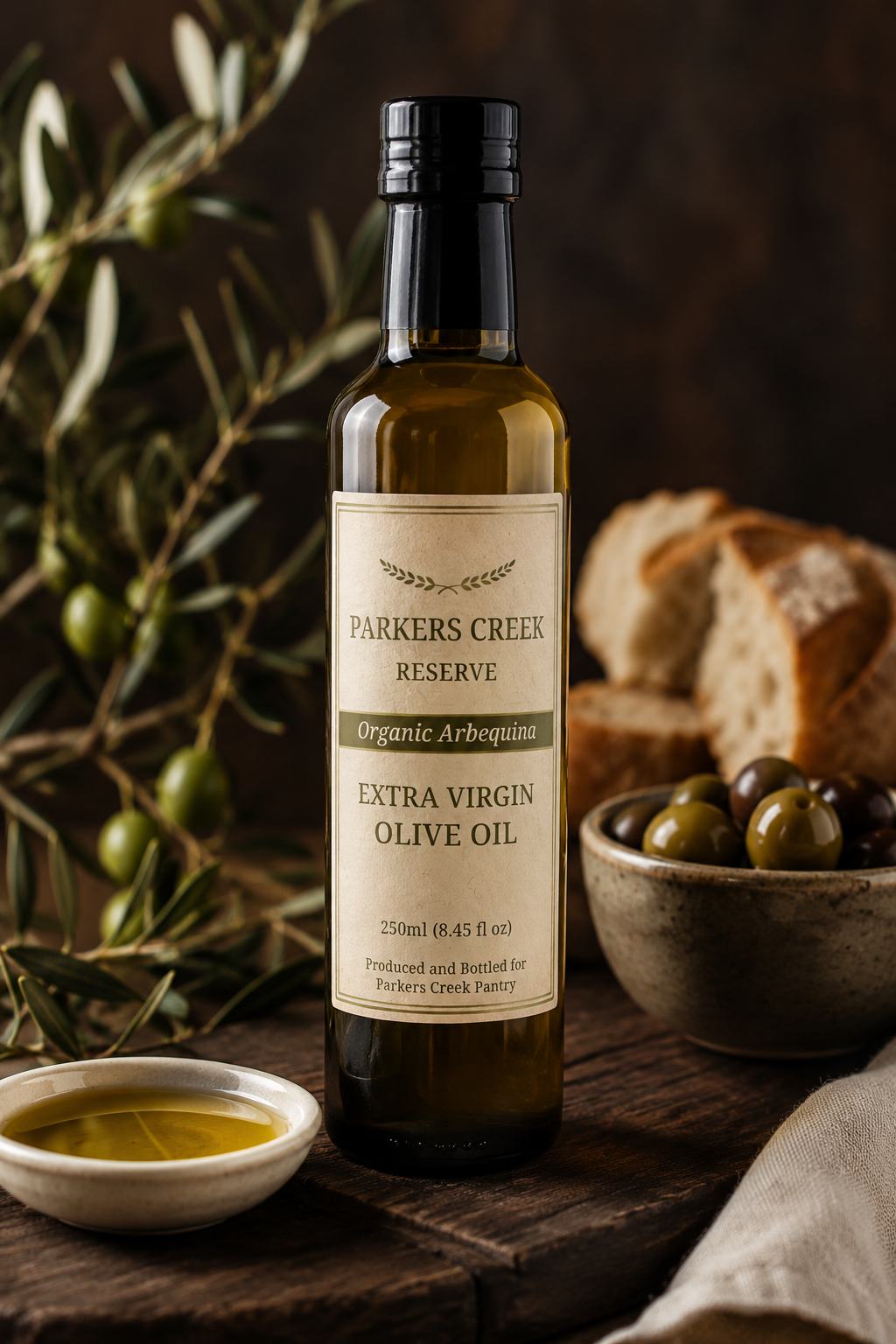 Organic Arbequina Olive Oil